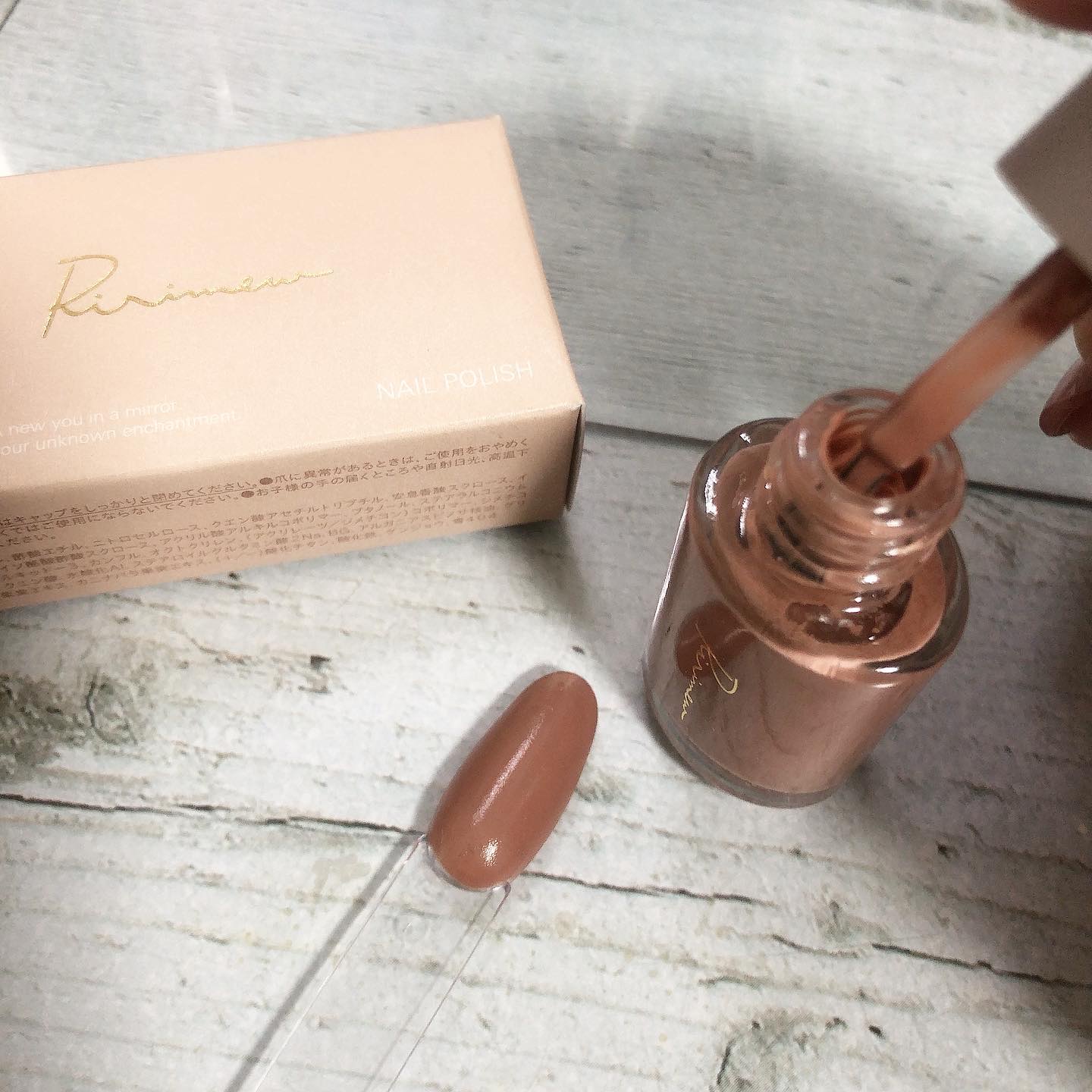 ネイルポリッシュ  02 リトルリトルピンク/Ririmew/マニキュアを使ったクチコミ（3枚目）