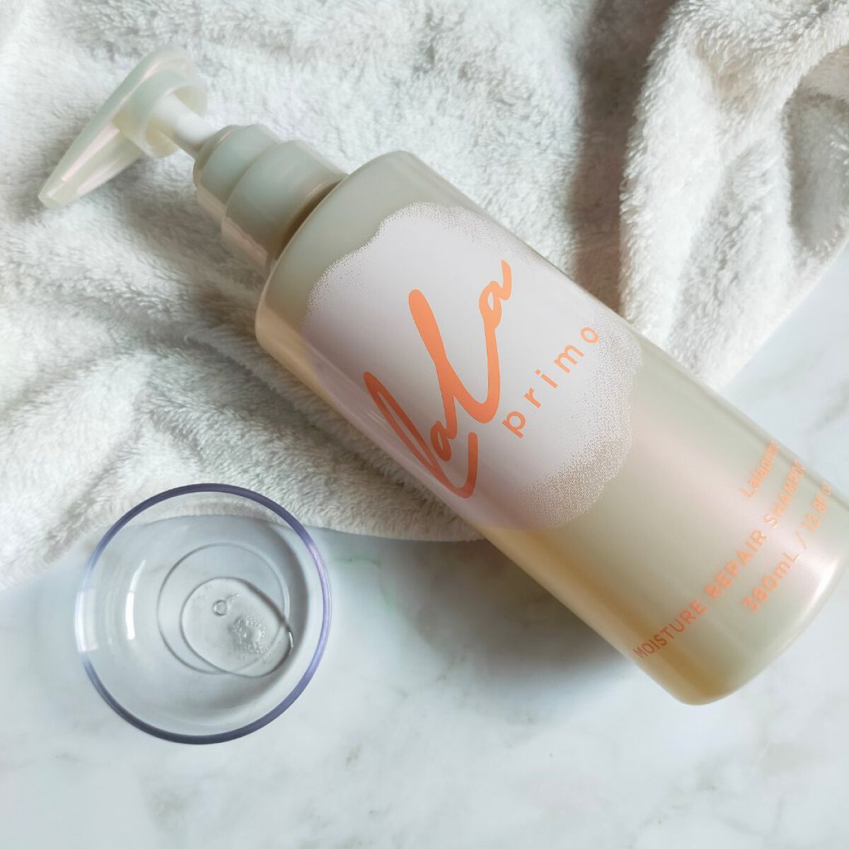 ララプリモ モイスチャーリペア シャンプー／トリートメント/ララプリモ /市販シャンプーを使ったクチコミ（2枚目）