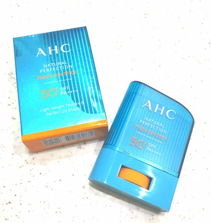 ナチュラルパーフェクションフレッシュサンスティック/AHC/日焼け止めスティックを使ったクチコミ(2枚目)