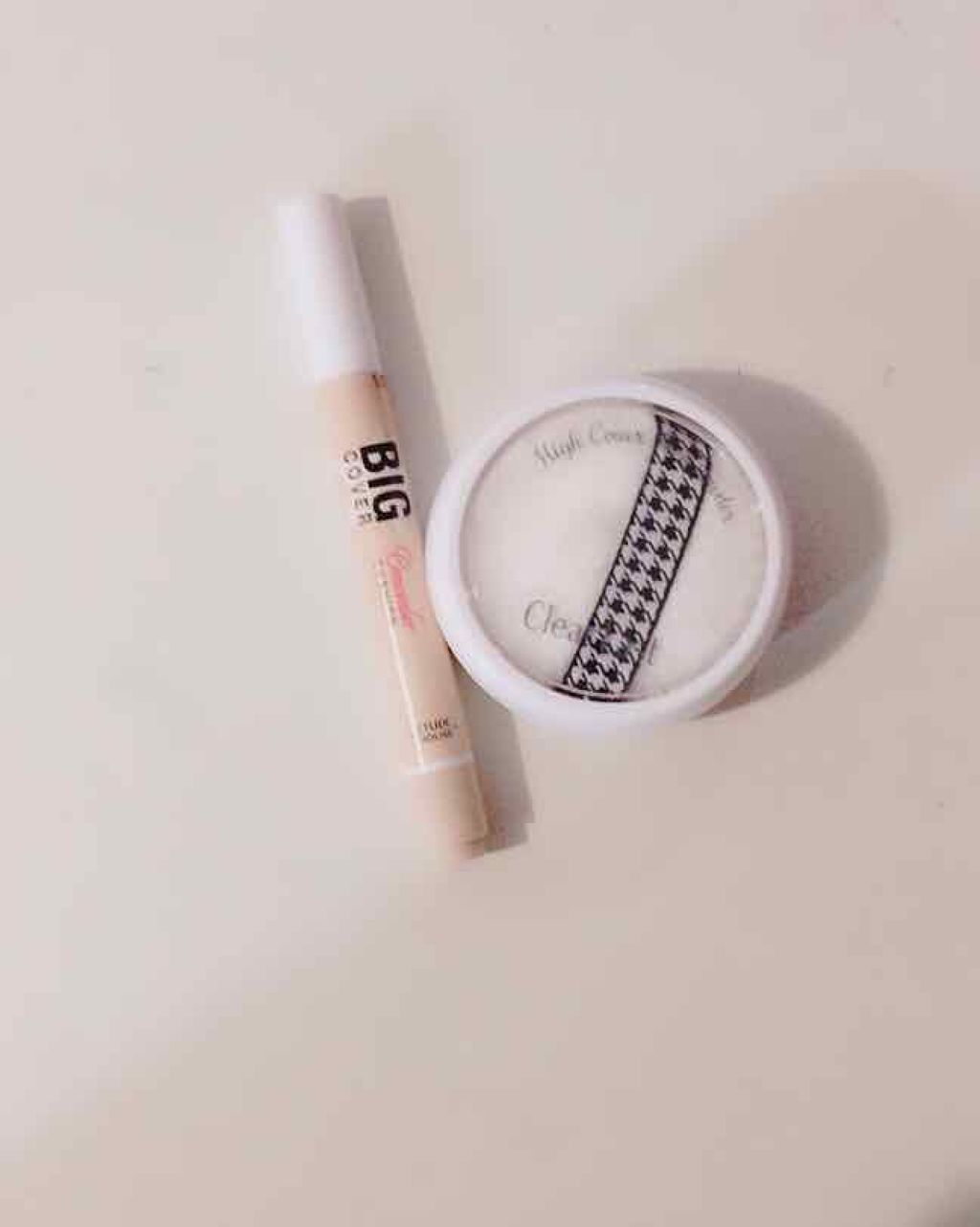 ビッグカバー クッションコンシーラー/ETUDE/リキッドコンシーラーを使ったクチコミ（1枚目）