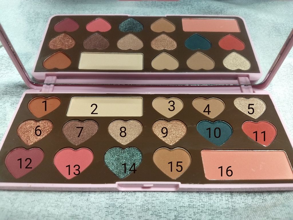 チョコレート ピンク ラブ アイシャドウ/HOJO/アイシャドウパレットを使ったクチコミ(2枚目)