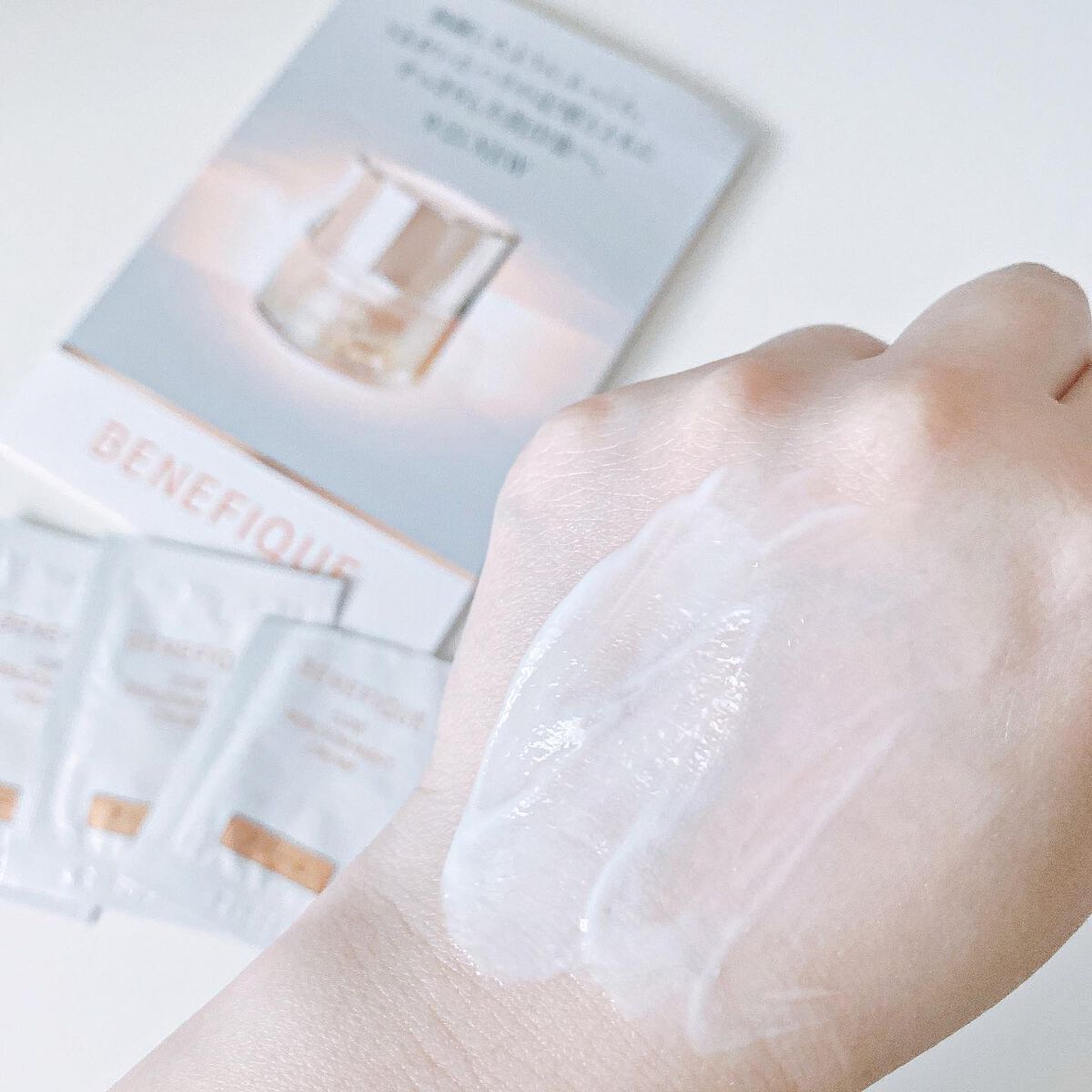 リュクス リブルームナイトクリーム/BENEFIQUE/フェイスクリームを使ったクチコミ（3枚目）