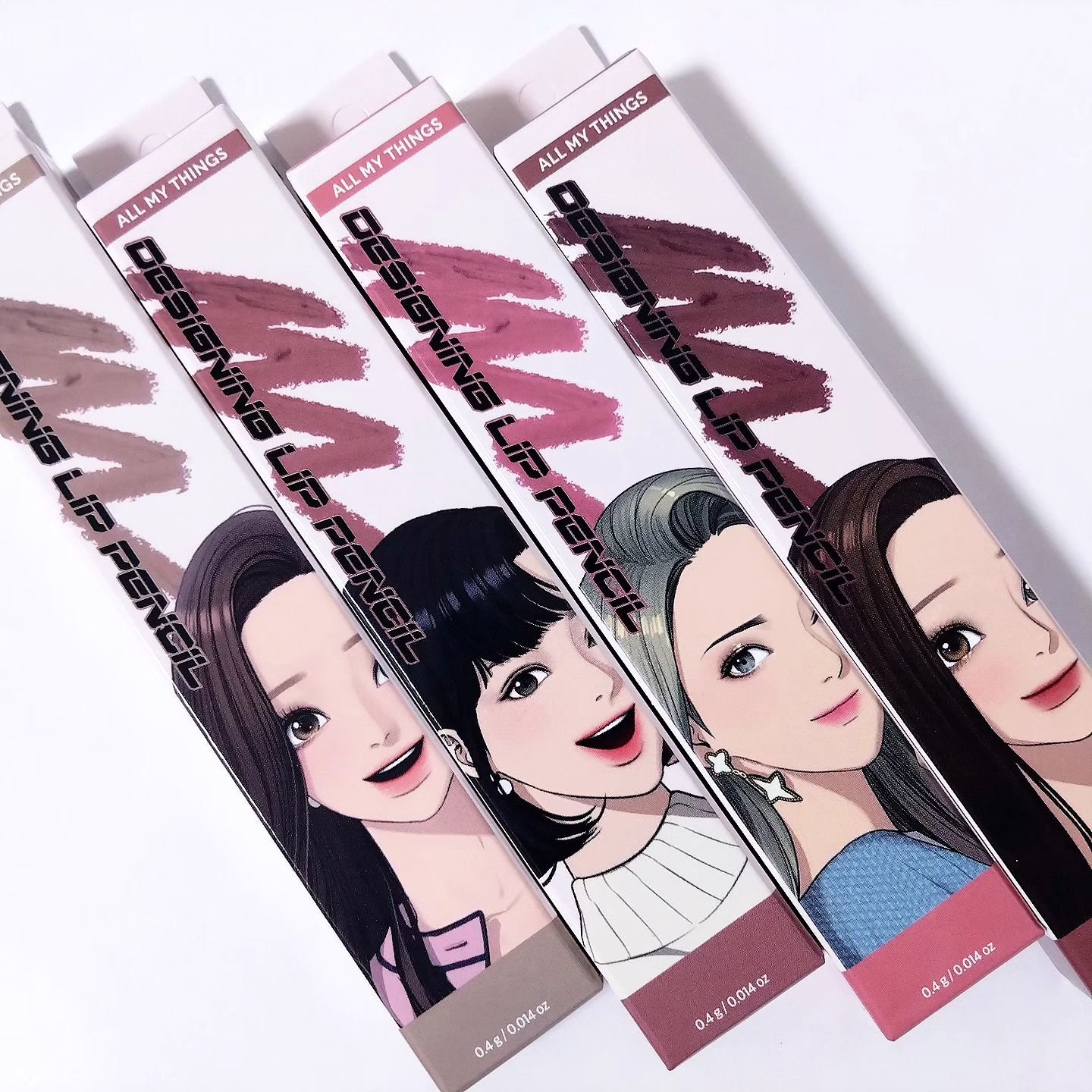 オールマイシングス トゥルービューティー デザイニング リップペンシル/all my things/リップライナーを使ったクチコミ（2枚目）