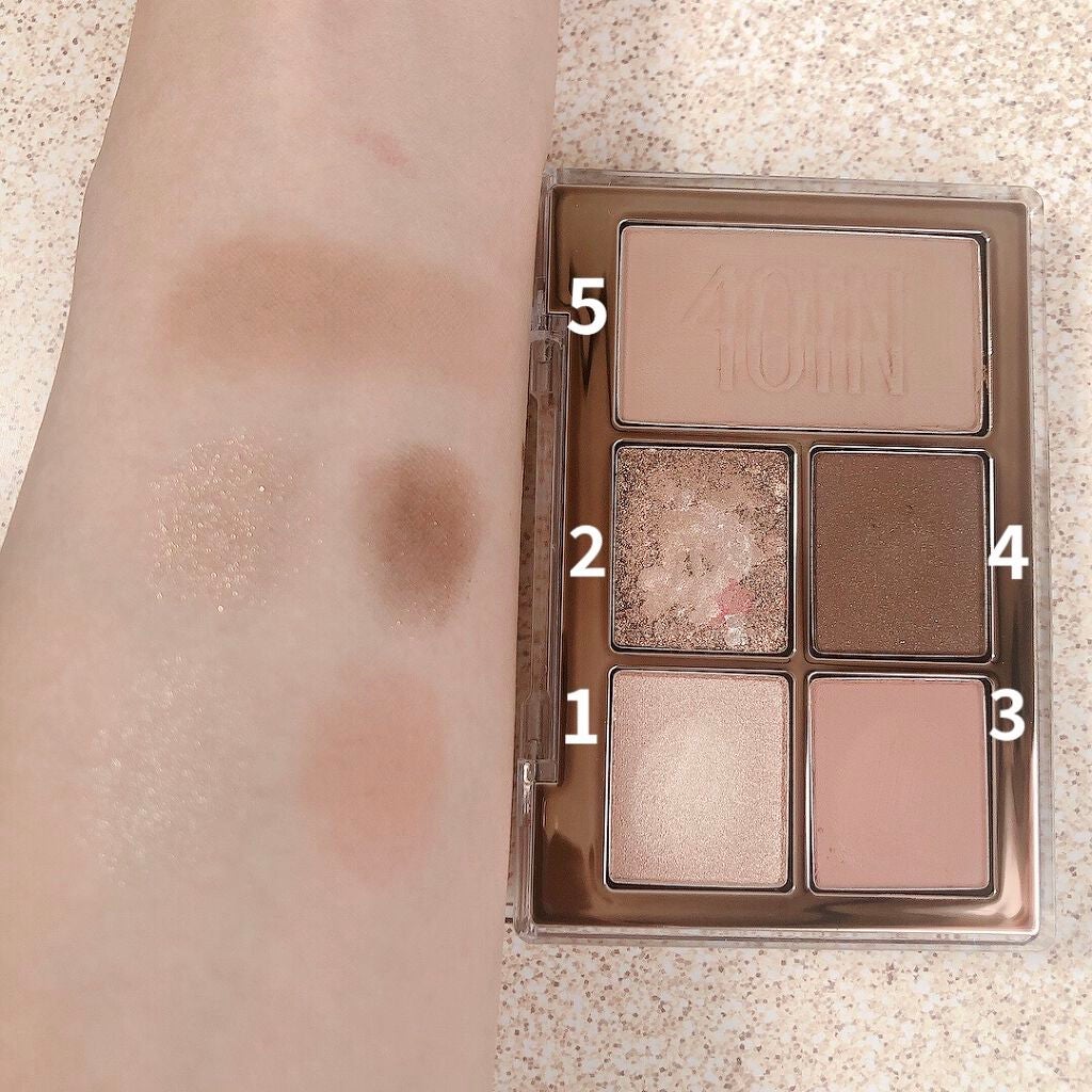 Stonism Shadow Palette/4OIN /アイシャドウパレットを使ったクチコミ(3枚目)