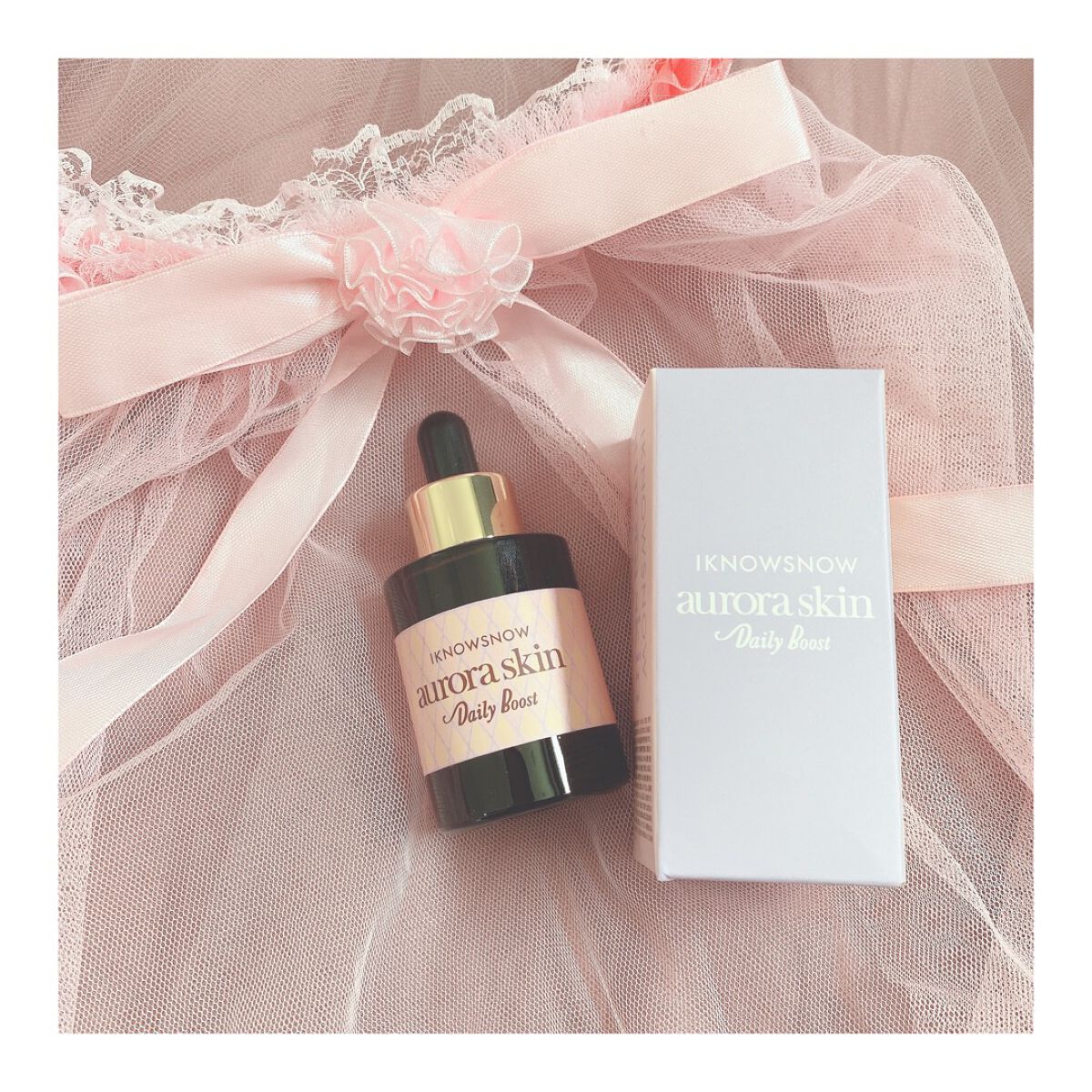 オーロラスキン デイリーブースト/IKNOWSNOW/美容液を使ったクチコミ（1枚目）