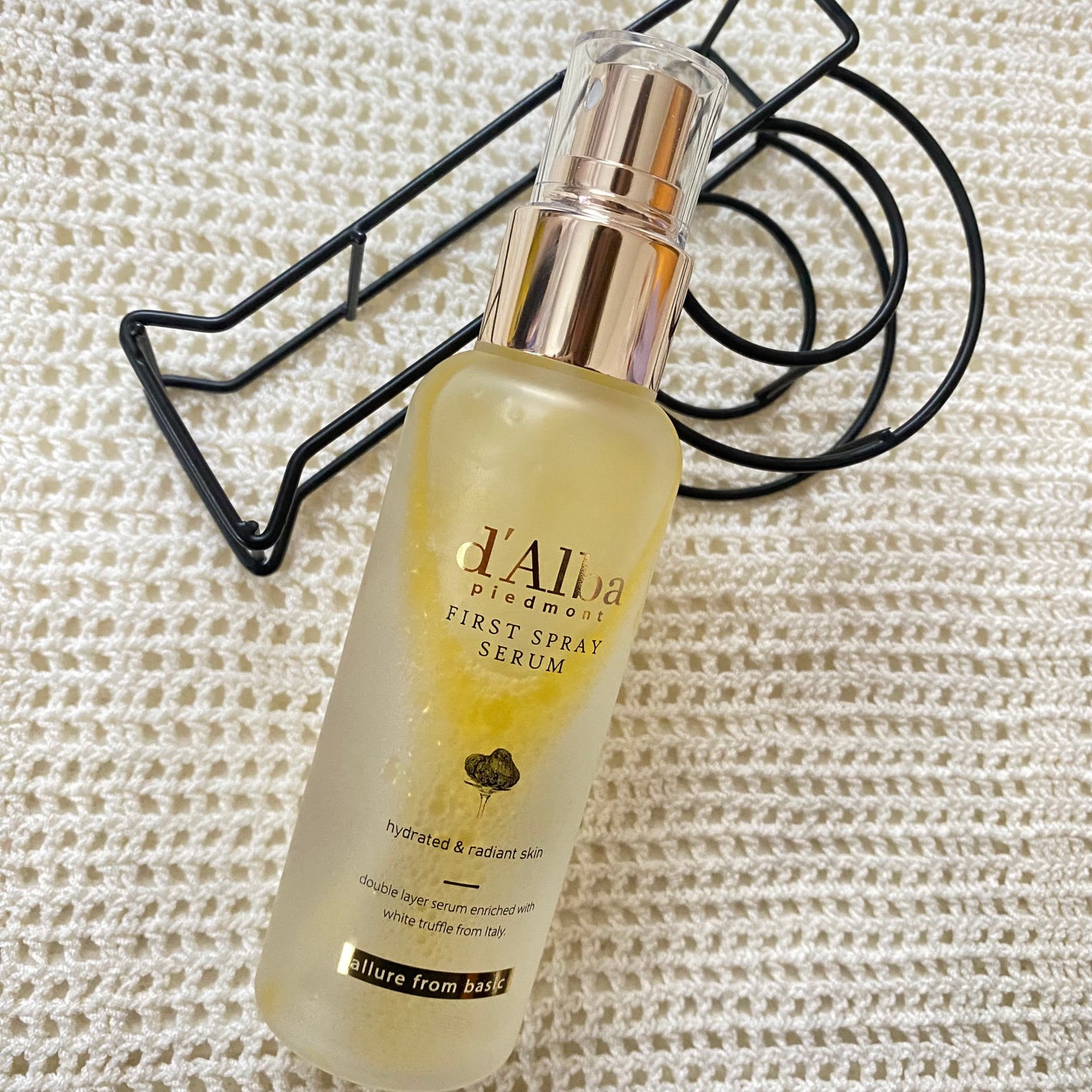 ダルバ ホワイトトリュフファーストスプレーセラム/ダルバ/ミスト状化粧水を使ったクチコミ(1枚目)