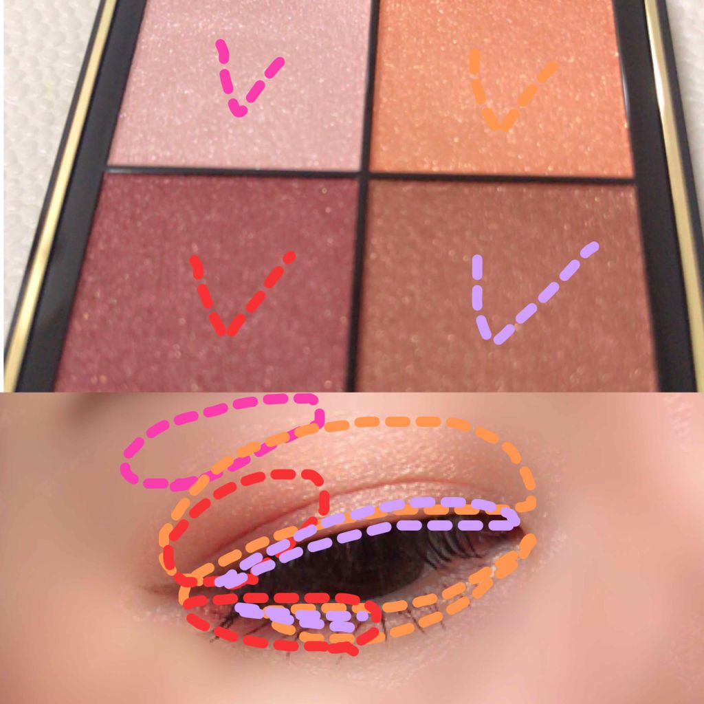 リアルクローズシャドウ/excel/アイシャドウパレットを使ったクチコミ（2枚目）