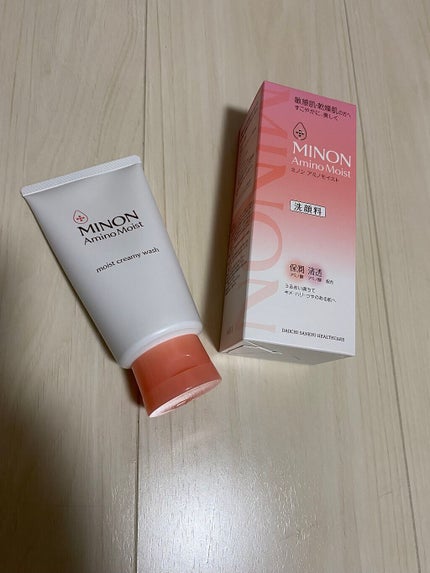 アミノモイスト モイストクリーミィ ウォッシュ/ミノン/洗顔フォームを使ったクチコミ(1枚目)