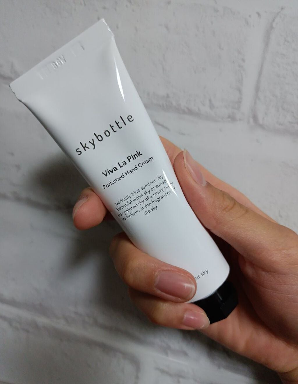 ビバラピンク パフュームハンドクリーム/skybottle/ハンドクリームを使ったクチコミ(2枚目)
