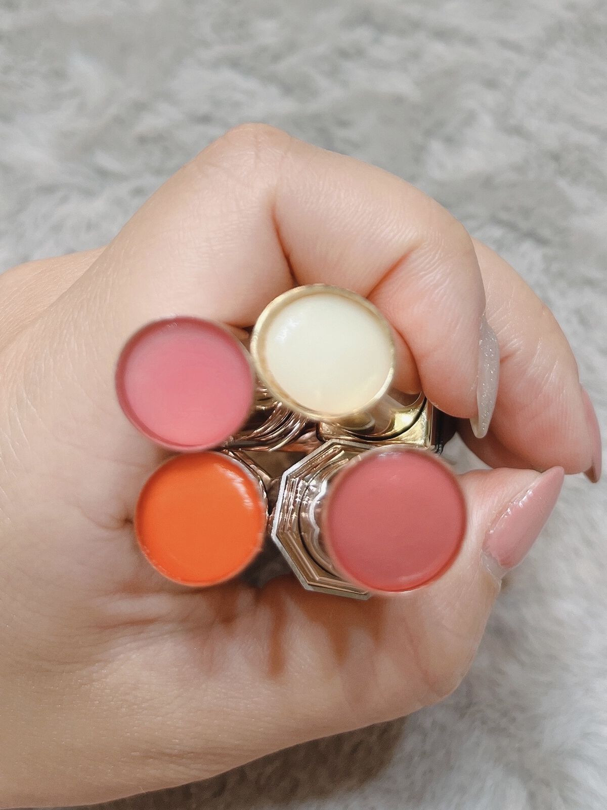 ブルーミングエディション リップパラダイスカラーバーム B101 ジゼル/DEAR DAHLIA/口紅を使ったクチコミ（2枚目）