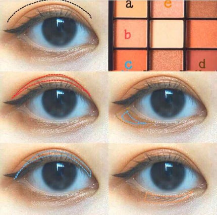 UR GLAM BLOOMING EYE COLOR PALETTE/U R GLAM/アイシャドウパレットを使ったクチコミ(3枚目)