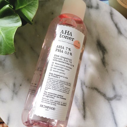 SKINFOOD ピンクグレープフルーツAHAトナー
