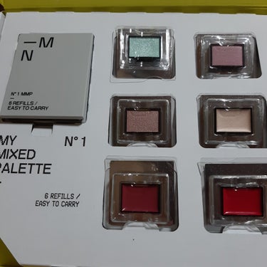 MY MIXED PALETTE 6色カスタムパレット 07 MELANCOLIE/MN/アイシャドウパレットを使ったクチコミ（3枚目）