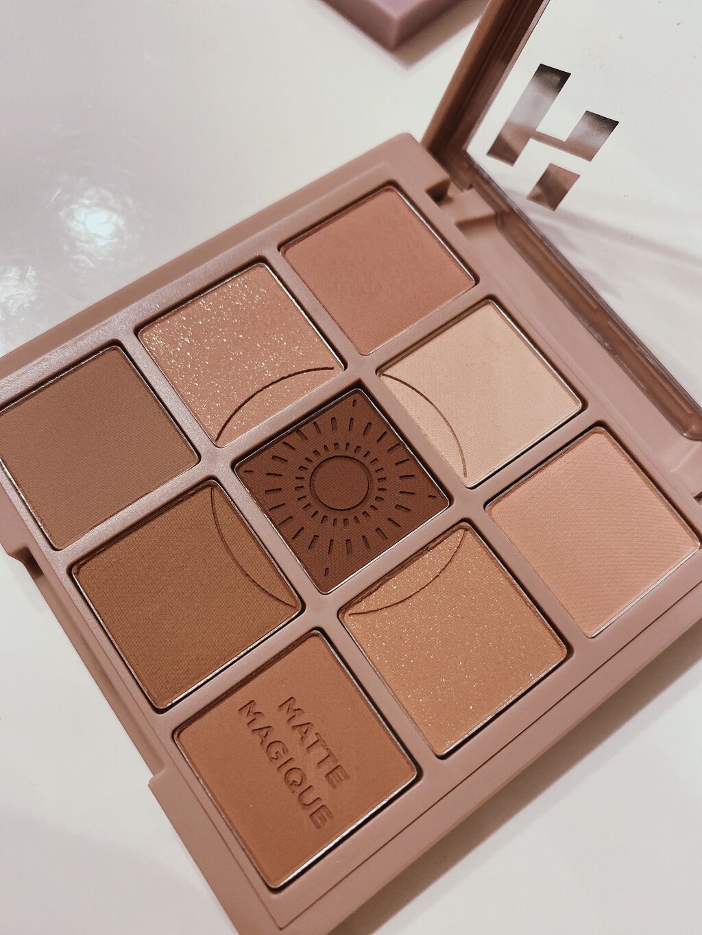 マイフェイブムードアイパレット 9カラー/HOLIKA HOLIKA/アイシャドウパレットを使ったクチコミ（2枚目）