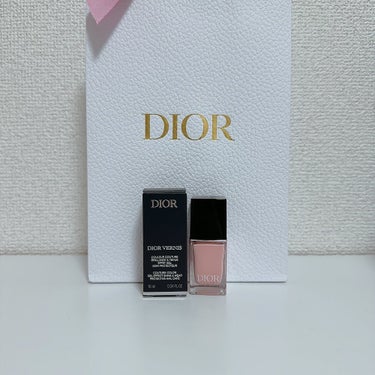 Dior ディオール ヴェルニのクチコミ「.
☁️Dior☁️
ヴェルニ
268 リュバン

Diorのネイルです💅
ピンクと控えめなラ.....」（2枚目）