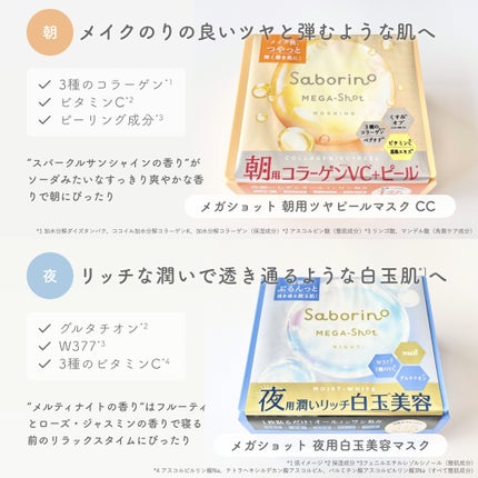 サボリーノ メガショット 朝用ツヤピールマスク CC/サボリーノ/シートマスク・パックを使ったクチコミ(3枚目)