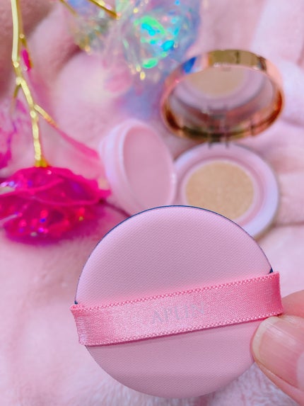 ピンクティーツリーカバーアップグロウクッション/APLIN/クッションファンデーションを使ったクチコミ(2枚目)