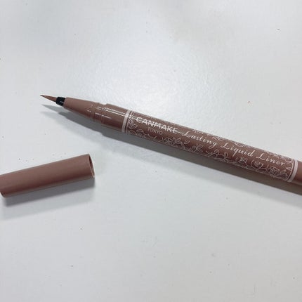 ラスティングリキッドライナー/キャンメイク/リキッドアイライナーを使ったクチコミ(1枚目)