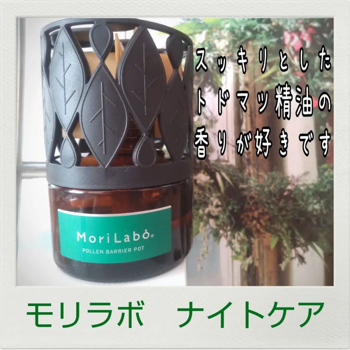 MoriLabo ナイトケア 花粉バリアポット/エステー/その他を使ったクチコミ（1枚目）