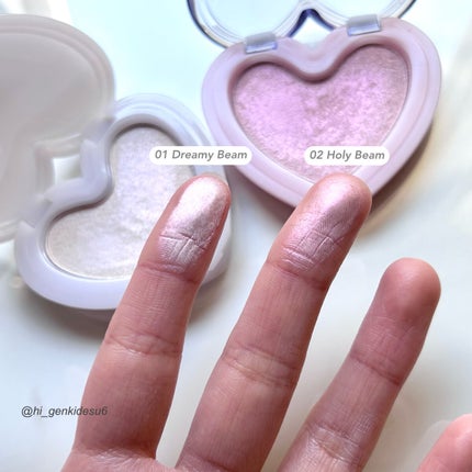 ラヴビーム グロウヴェール/lilybyred/パウダーハイライトを使ったクチコミ(3枚目)