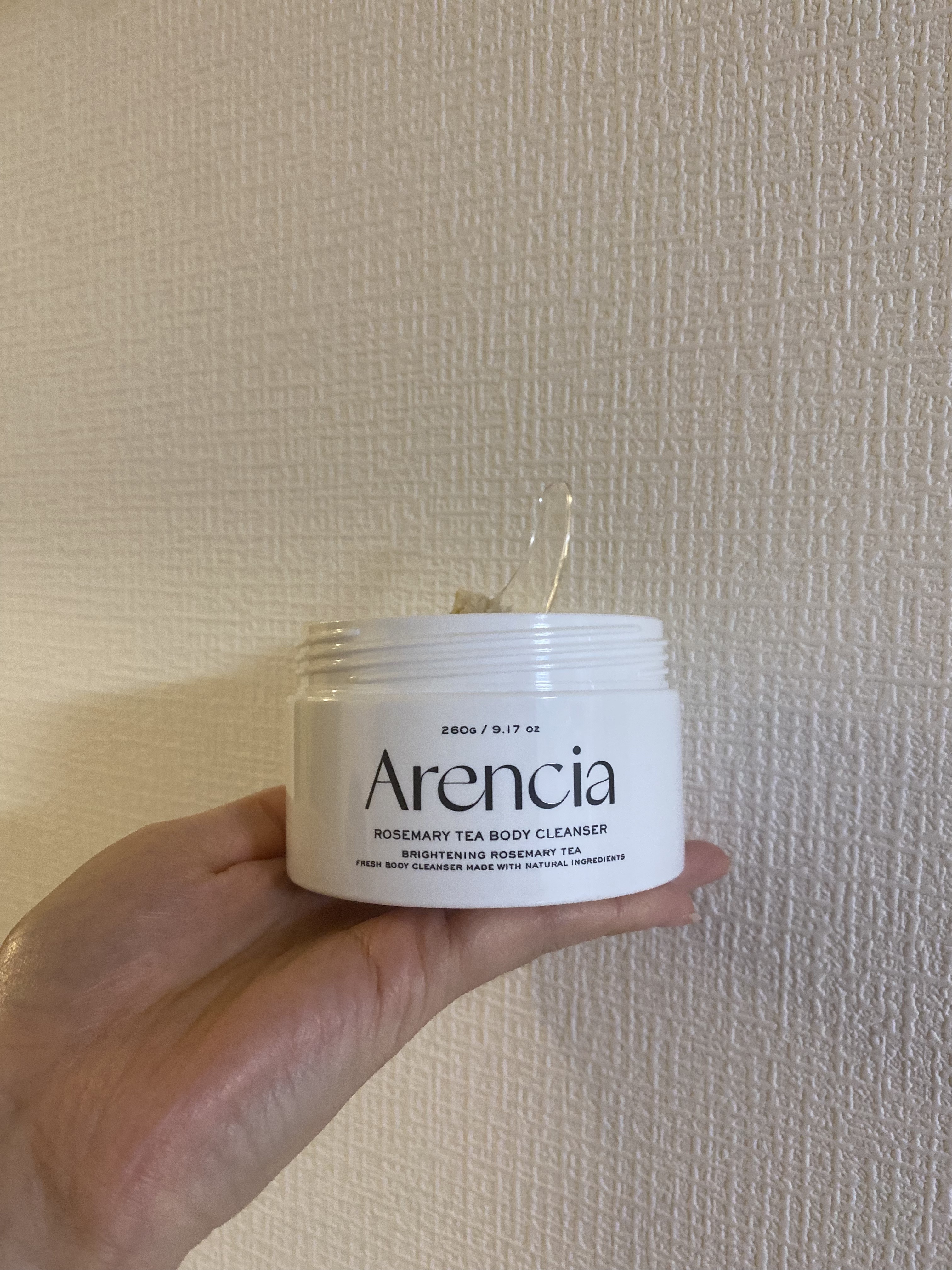 ローズマリーティーボディクレンザー/アレンシア/ボディソープを使ったクチコミ（1枚目）