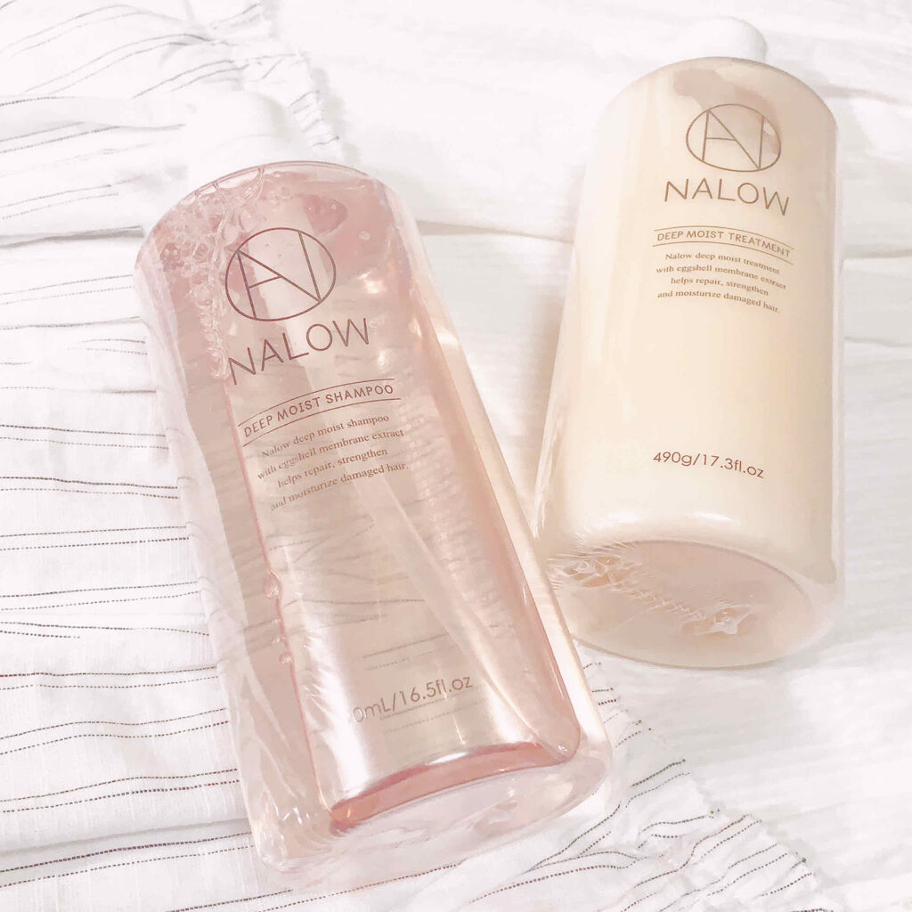 ディープモイスト シャンプー／トリートメント/NALOW/市販シャンプーを使ったクチコミ（1枚目）