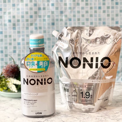 NONIOプラスホワイトニングデンタルリンス/NONIO/マウスウォッシュ・スプレーを使ったクチコミ(1枚目)