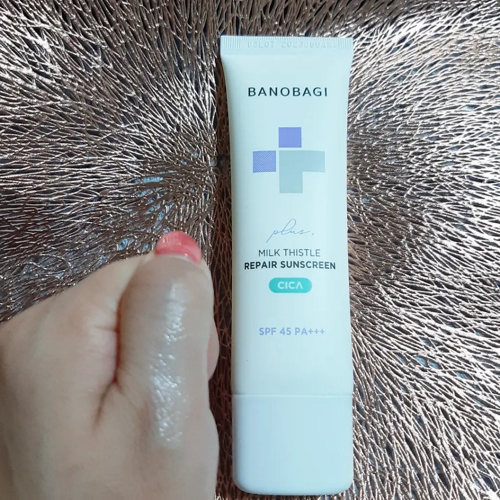 ミルクシスルリペアシカサンスクリーンプラス/BANOBAGI/日焼け止めミルクを使ったクチコミ(3枚目)