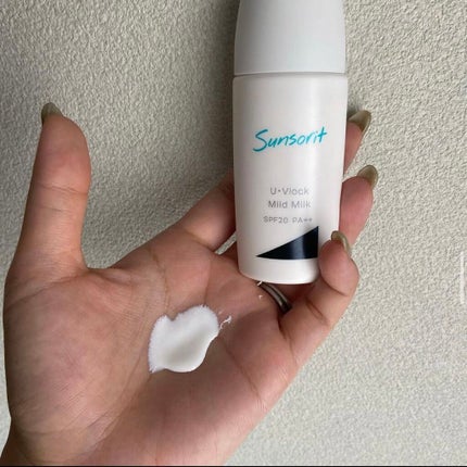 U・Vlockマイルドミルク/サンソリット/化粧下地を使ったクチコミ(3枚目)