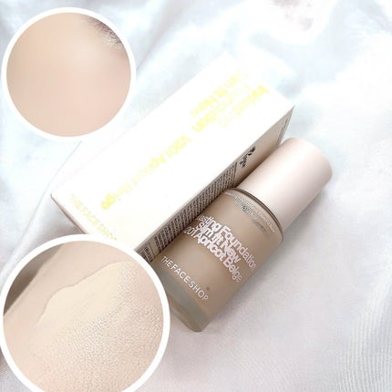 インクラスティングファンデーション スリムフィットEX/THE FACE SHOP/リキッドファンデーションを使ったクチコミ(3枚目)
