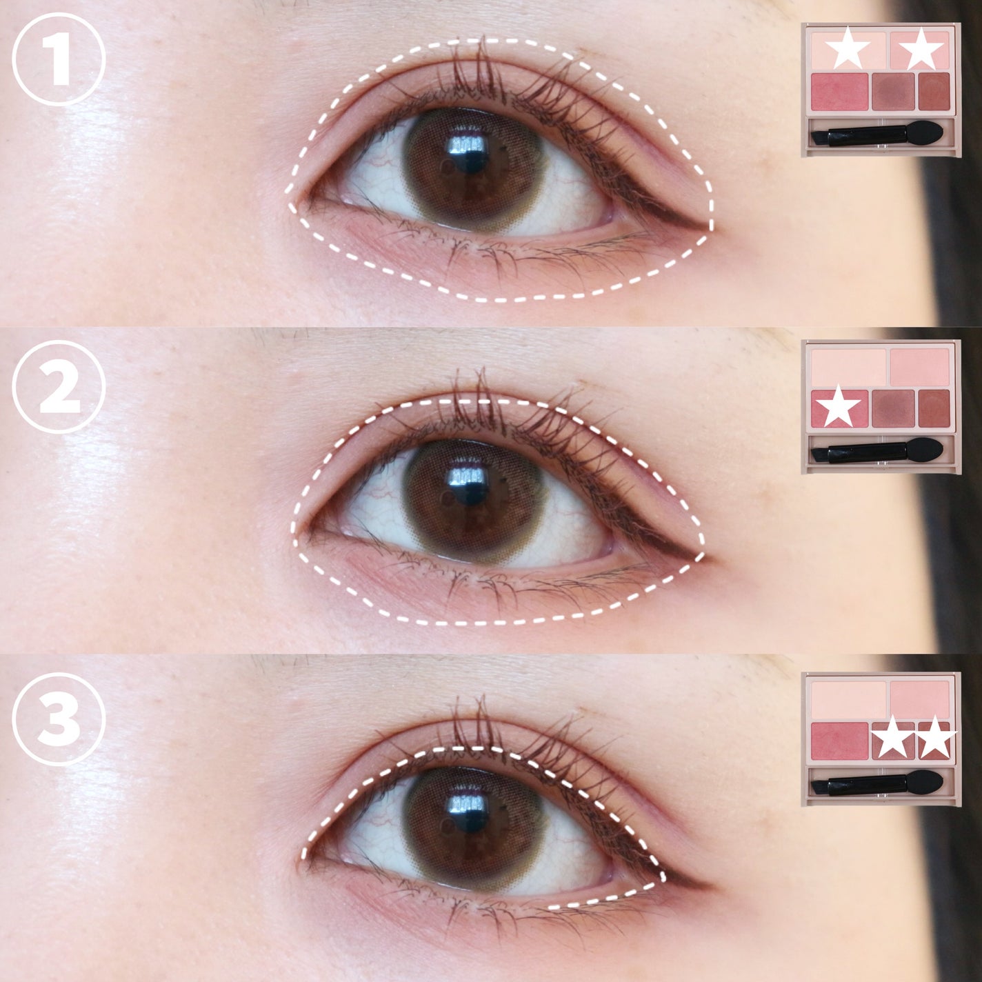 パーフェクトマルチアイズ/キャンメイク/アイシャドウパレットを使ったクチコミ(2枚目)