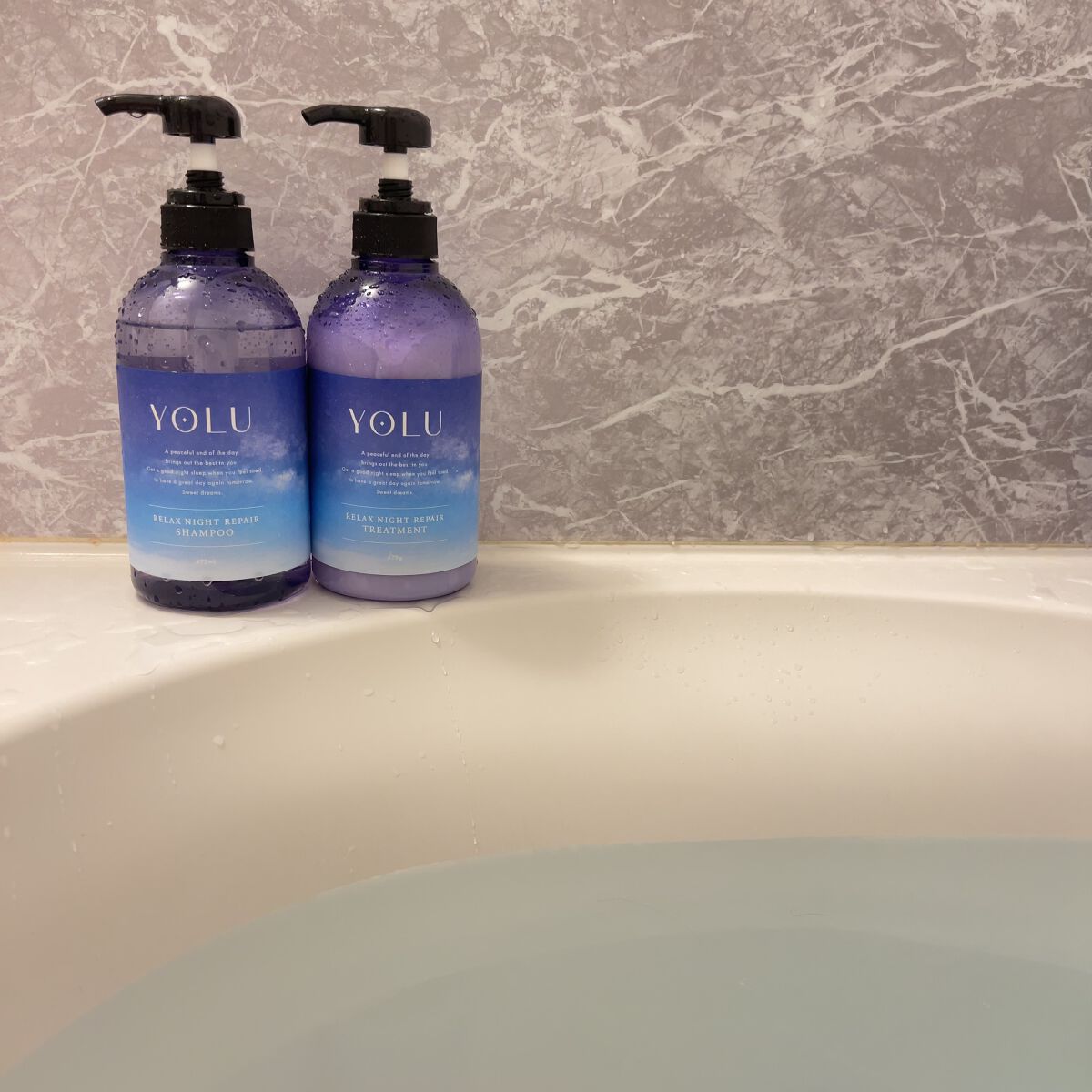 リラックスナイトリペア シャンプー/トリートメント/YOLU/市販シャンプーを使ったクチコミ(7枚目)