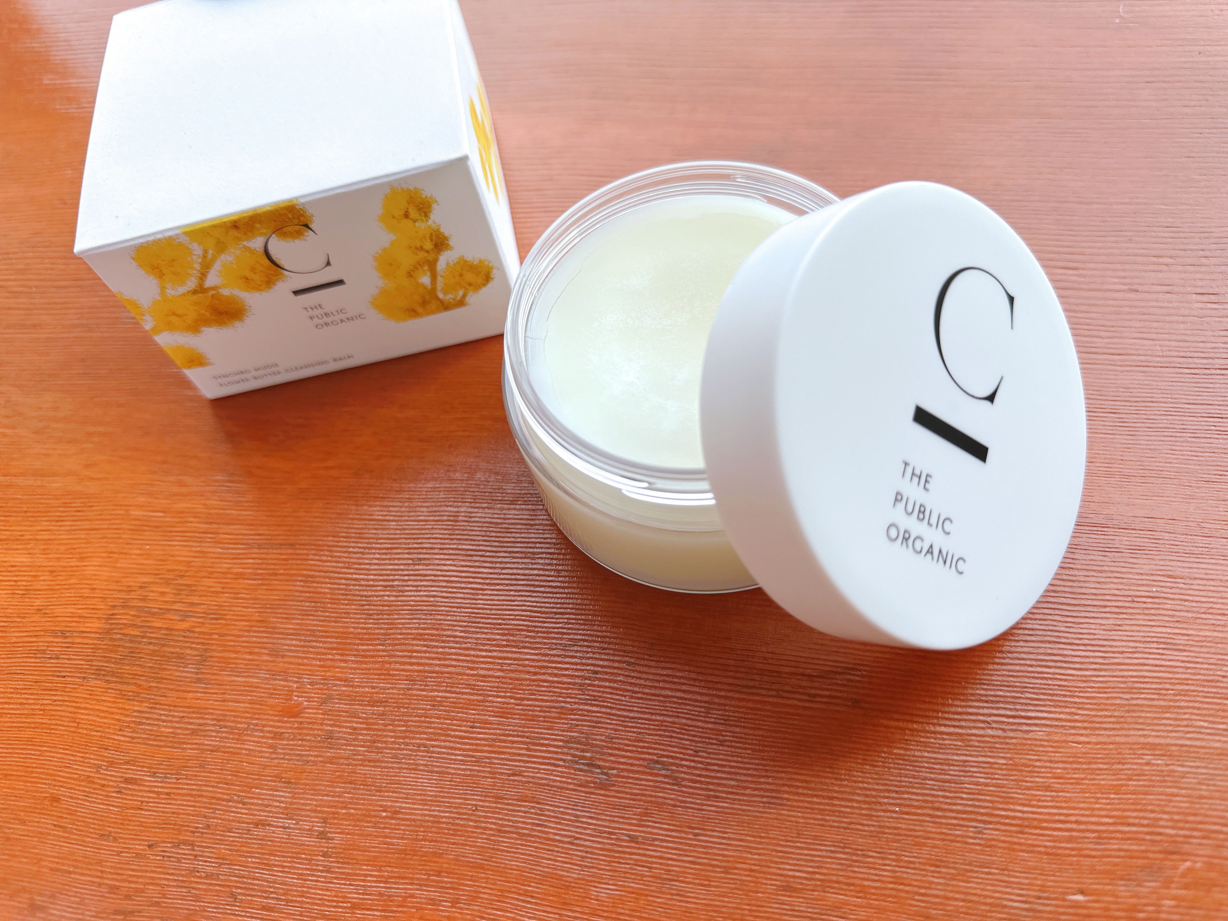  シンクロヌーディー フラワーバタークレンジングバーム/C THE PUBLIC ORGANIC/クレンジングバームを使ったクチコミ（1枚目）