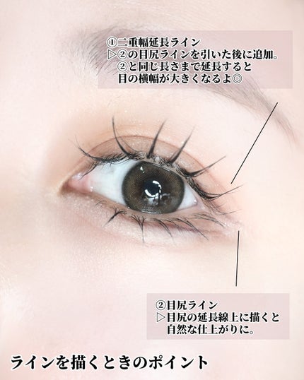 ひまちゃん /垢抜けの参考書 on LIPS 「【🔰】〜やりすぎ感がないのに盛れる‼︎速攻で可愛くなれるライン..」(6枚目)