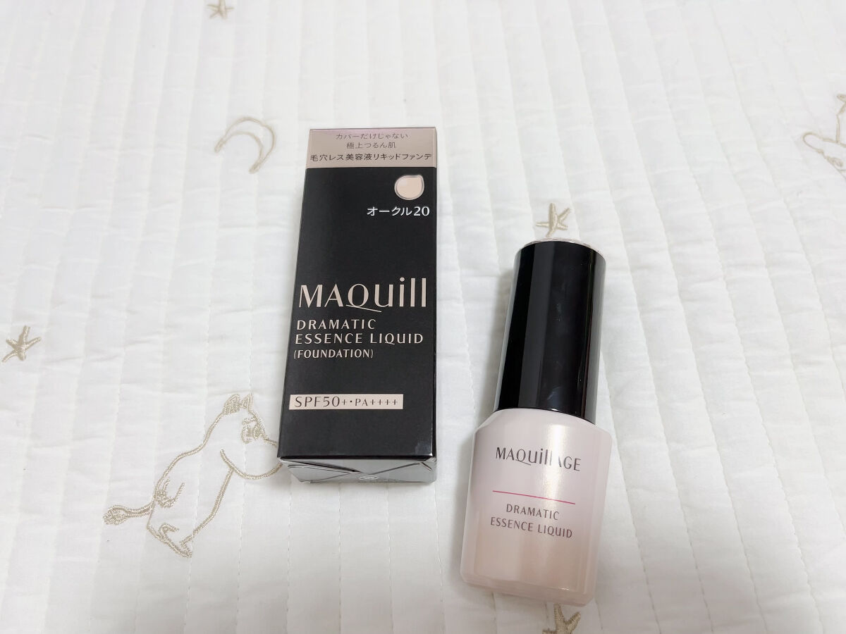 ドラマティックエッセンスリキッド/マキアージュ/リキッドファンデーションを使ったクチコミ（1枚目）