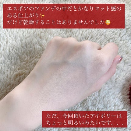 プロテーラービーベルベットカバークッション/espoir/クッションファンデーションを使ったクチコミ(4枚目)