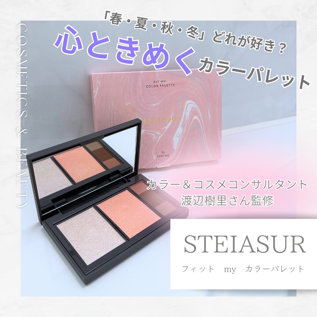 フィット my カラーパレット/STEIASUR（ステイアシュール）/マルチパレットを使ったクチコミ（1枚目）