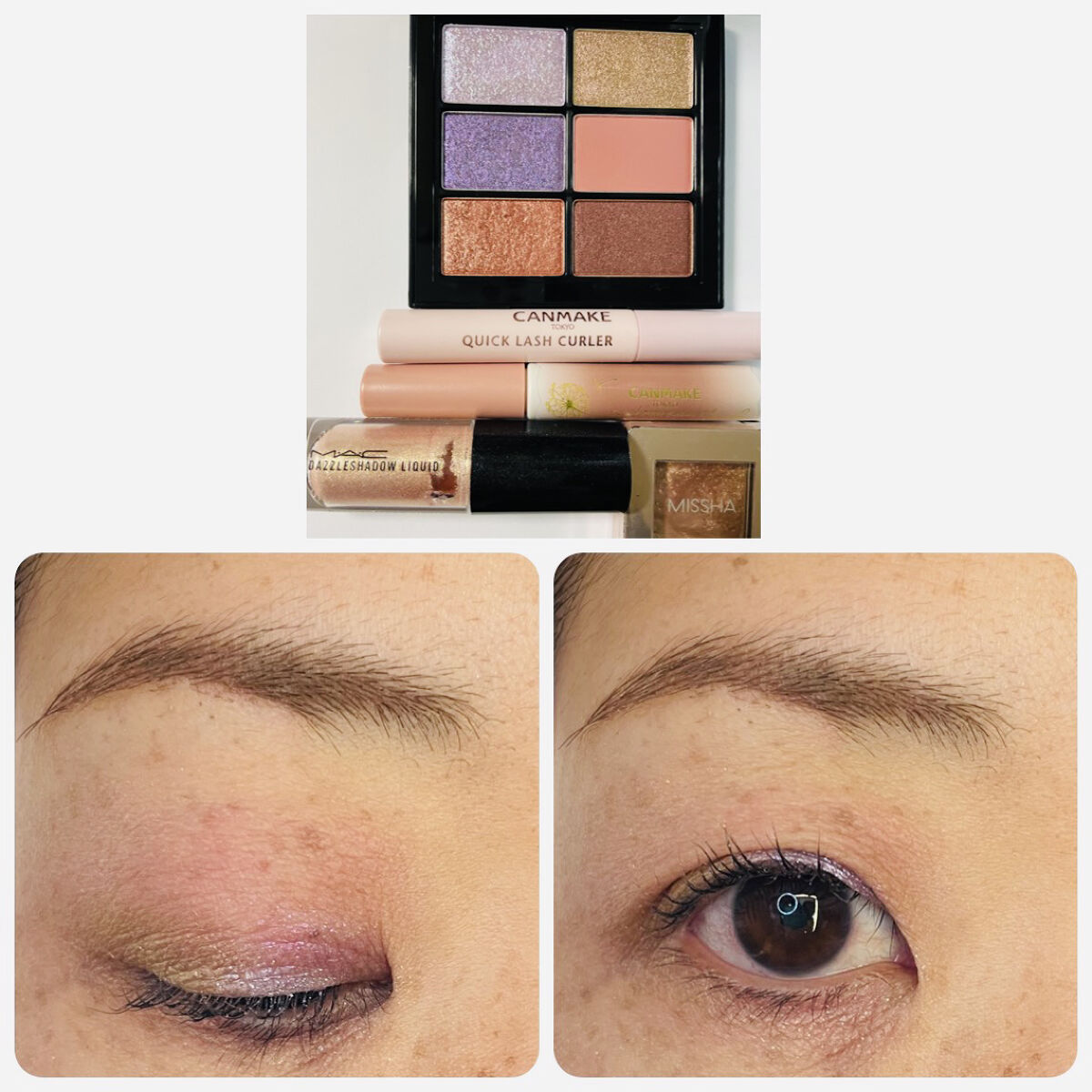 グリッタープリズム シャドウ/MISSHA/グリッターを使ったクチコミ（1枚目）