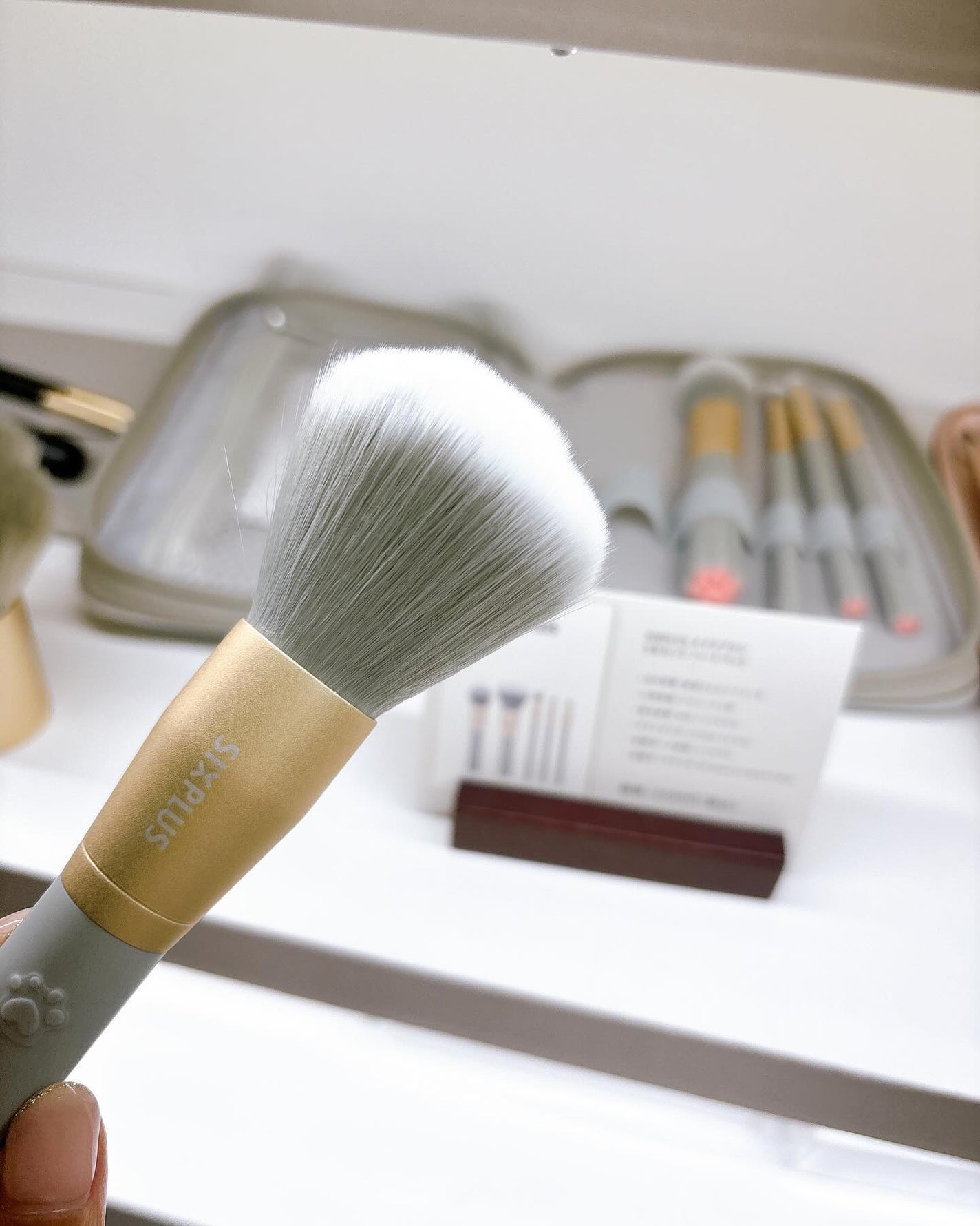 SIXPLUS メイクブラシ5本セット ハートペット/SIXPLUS/メイクブラシを使ったクチコミ(1枚目)