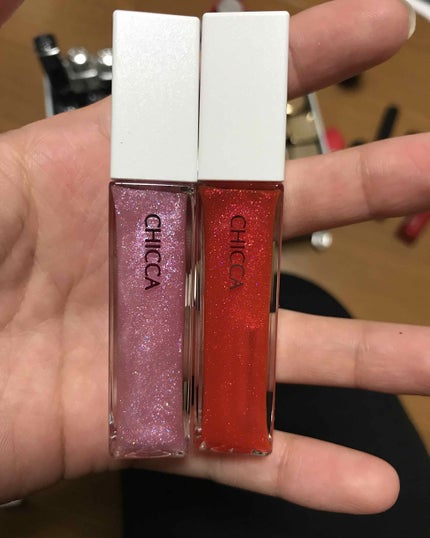 メスメリック グロスオン/CHICCA/リップグロスを使ったクチコミ(1枚目)