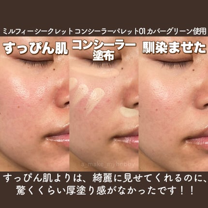 シークレットコンシーラーパレット/MilleFée/パレットコンシーラーを使ったクチコミ(6枚目)