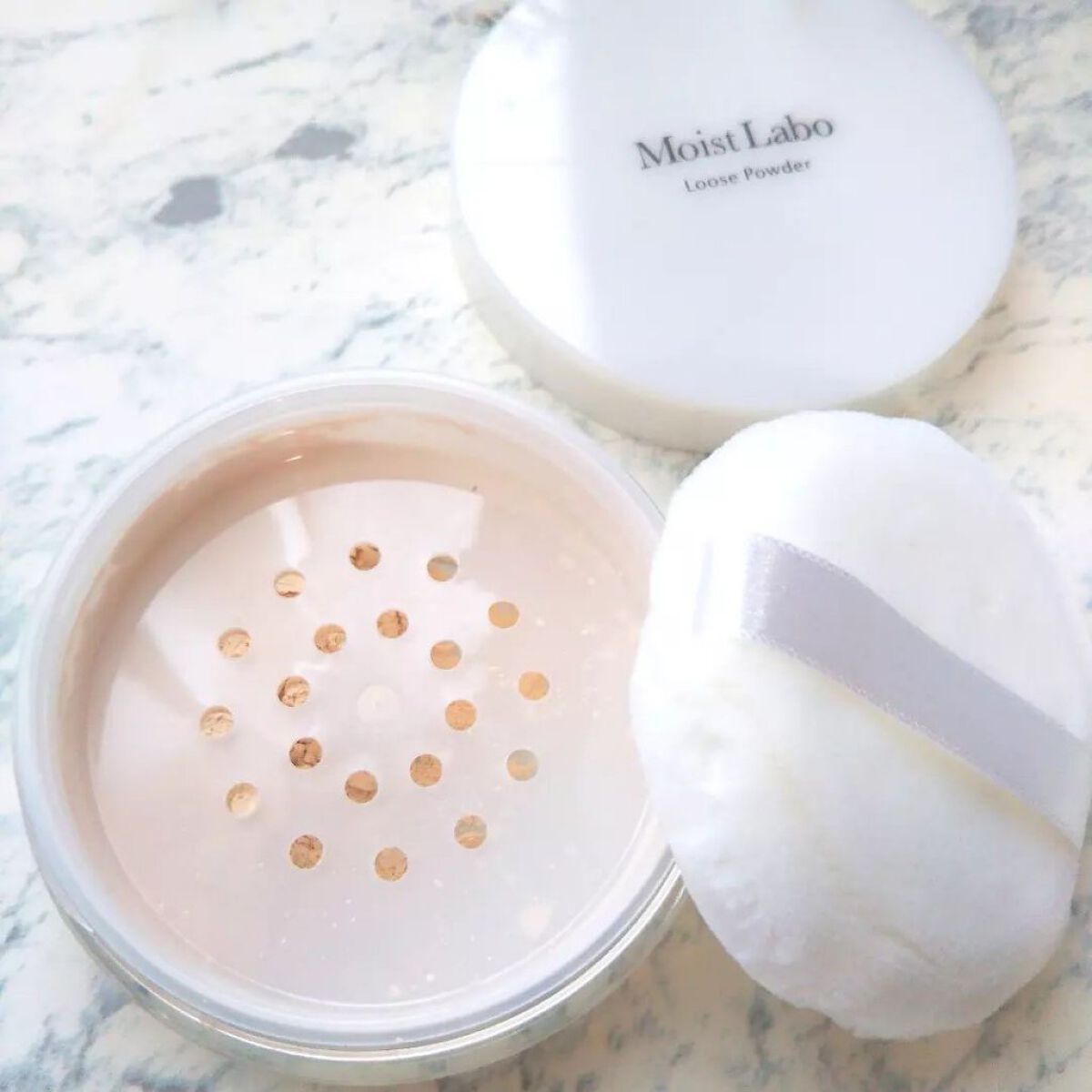 モイストラボ ルースパウダー 00 透明タイプ/Moist Labo/ルースパウダーを使ったクチコミ（2枚目）