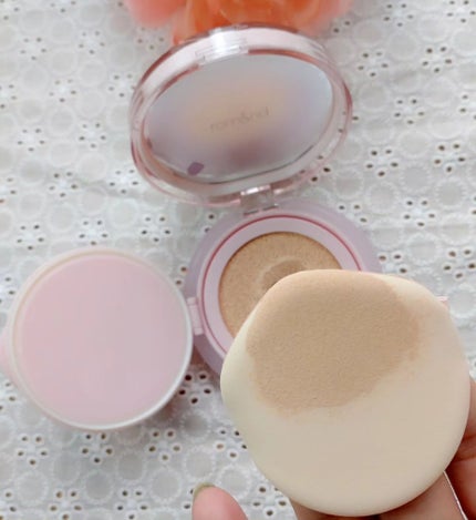 ブルームインカバーフィットクッション/rom&nd/クッションファンデーションを使ったクチコミ(4枚目)