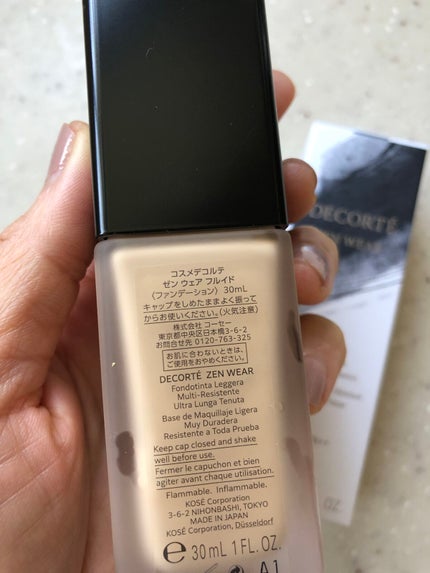 ゼン ウェア フルイド W32/DECORTÉ/リキッドファンデーションを使ったクチコミ(2枚目)