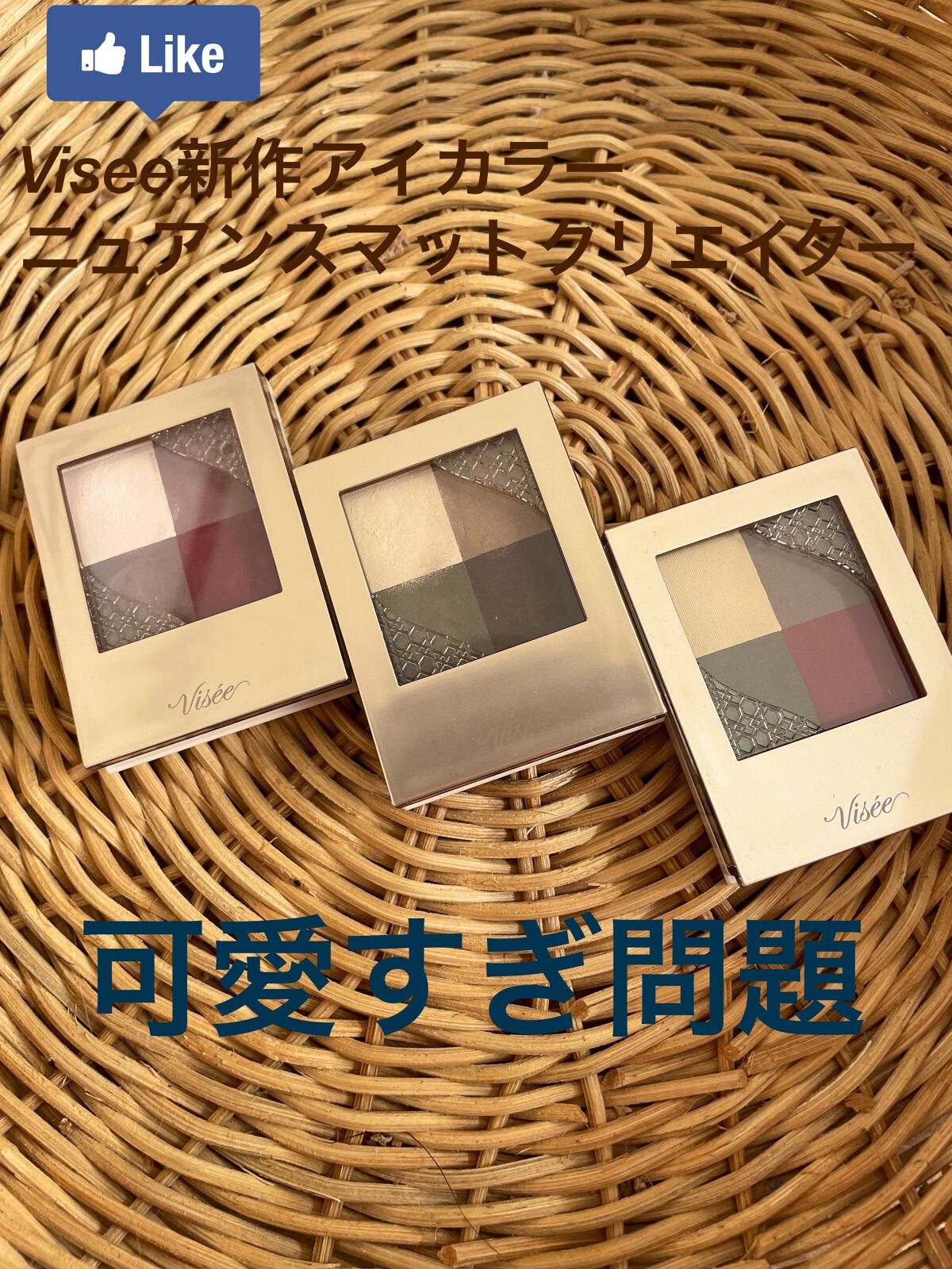 キャサリン3号 on LIPS 「Viseeから新しく発売されたアイカラー、ニュアンスマットクリ..」(1枚目)