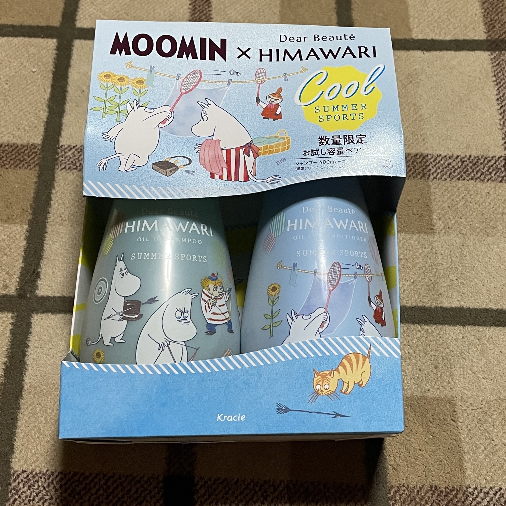 ディアボーテ　オイルインシャンプー＆オイルインコンディショナー （ムーミン サマースポーツ）/ディアボーテ/市販シャンプーを使ったクチコミ（1枚目）