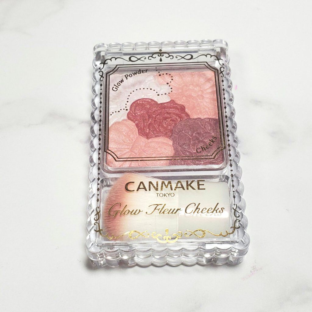 グロウフルールチークス/キャンメイク/パウダーチークを使ったクチコミ(4枚目)
