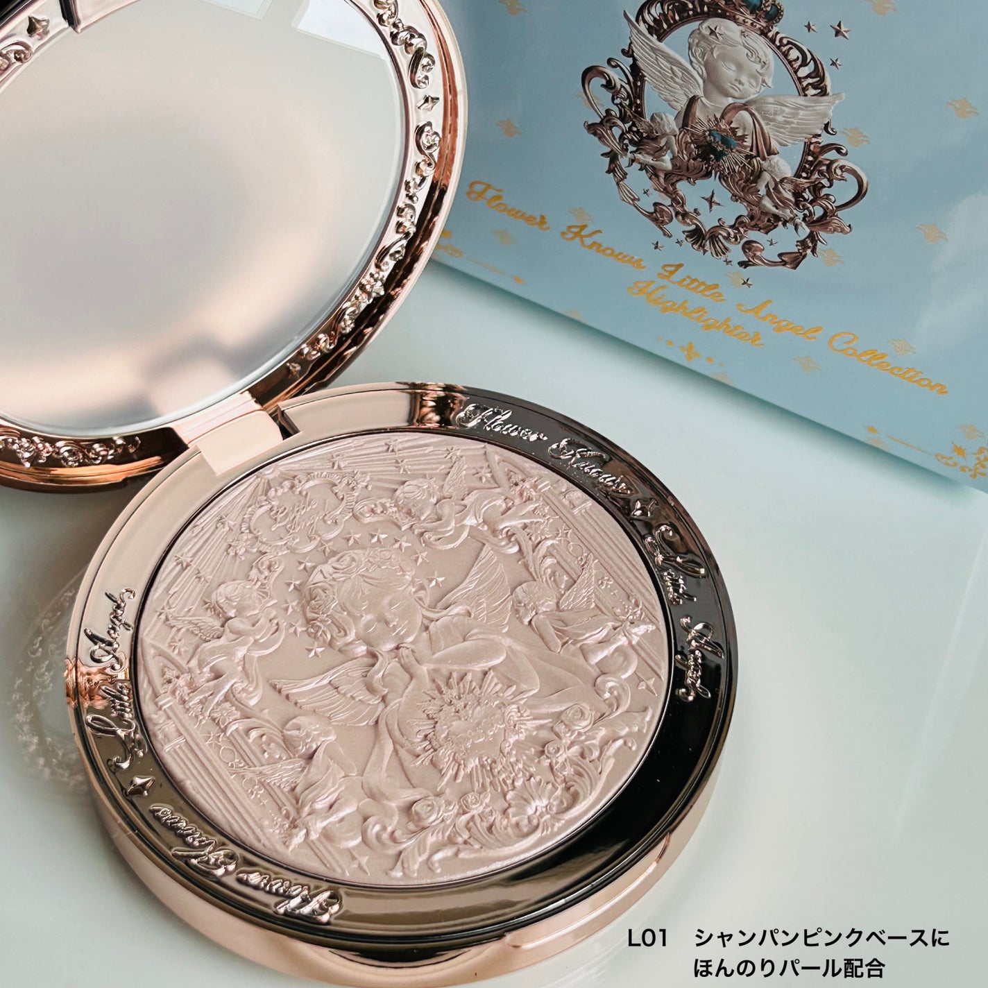 フラワーノーズ リトルエンジェルコレクション ハイライター/FlowerKnows/パウダーハイライトを使ったクチコミ(2枚目)