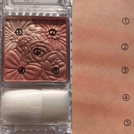 グロウフルールチークス/キャンメイク/パウダーチークを使ったクチコミ(3枚目)