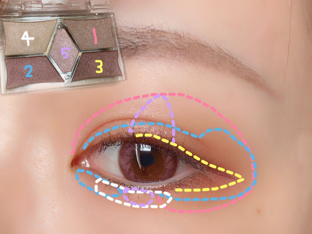 【旧品】パーフェクトスタイリストアイズ/キャンメイク/アイシャドウパレットを使ったクチコミ(3枚目)